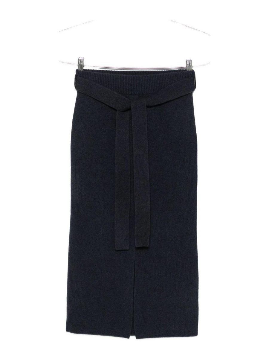 Emporio Armani Jupe Midi - Bleu