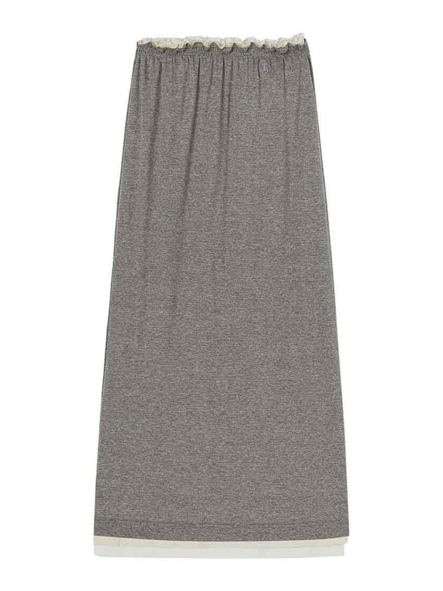Jil Sander Jupe Midi - Gris