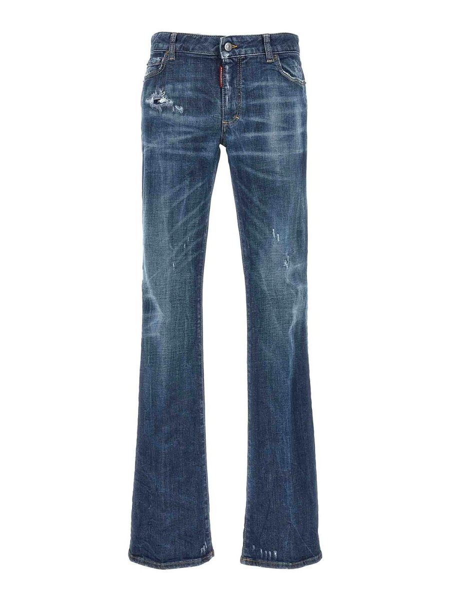 Dsquared2 Jean Droit - Bleu