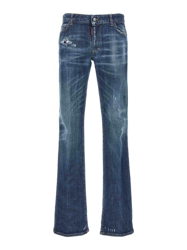 Dsquared2 Jean Droit - Bleu
