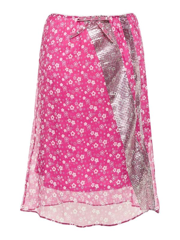 Cormio Jupe Midi - Fuchsia