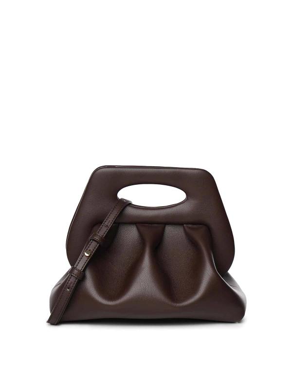 Themoirè Sac Bandoulière - Marron Foncé