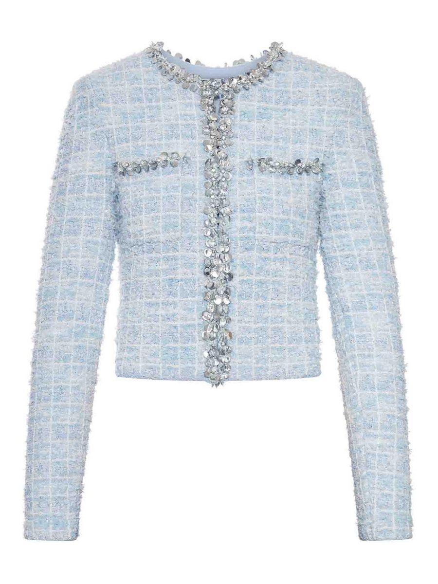 Self Portrait Cardigan - Bleu