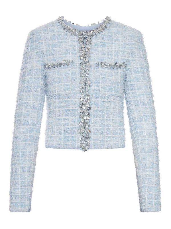 Self Portrait Cardigan - Bleu
