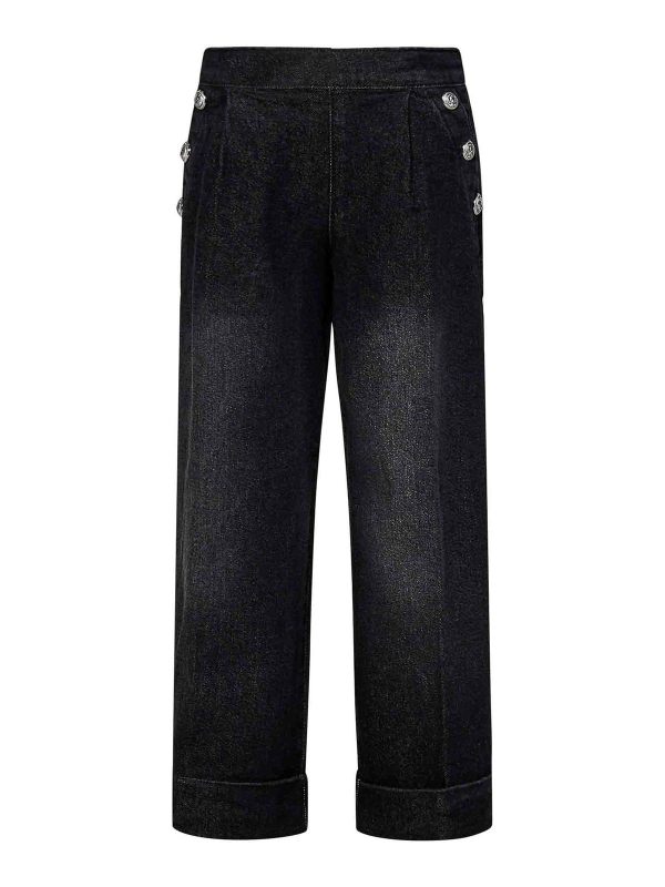 Balmain Jean Bootcut - Noir