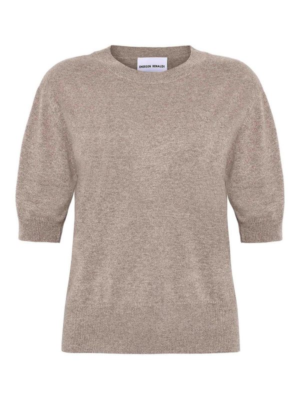 Emerson Renaldi Pull Col Rond - Taupe