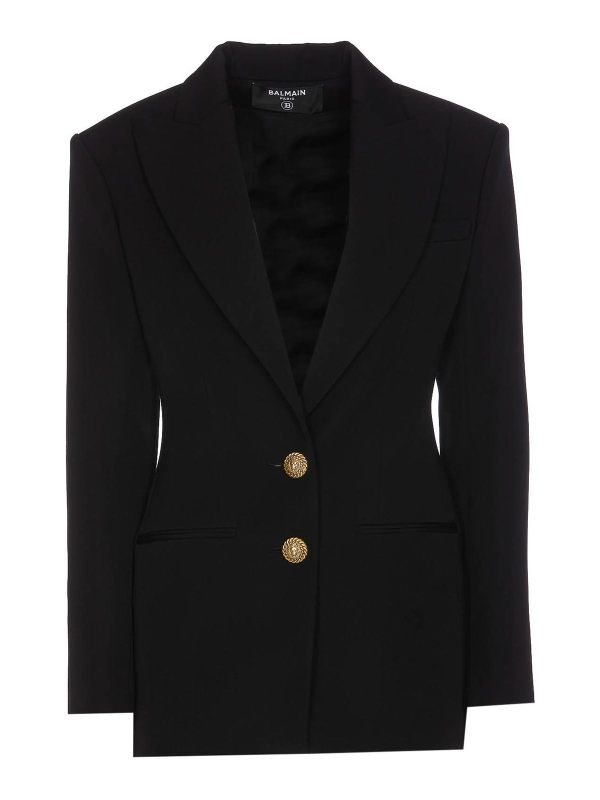 Balmain Veste Casual - Noir