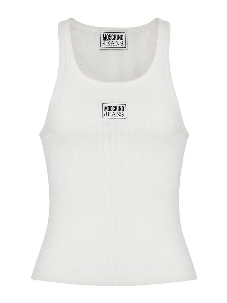 Moschino Jeans Top - Blanc