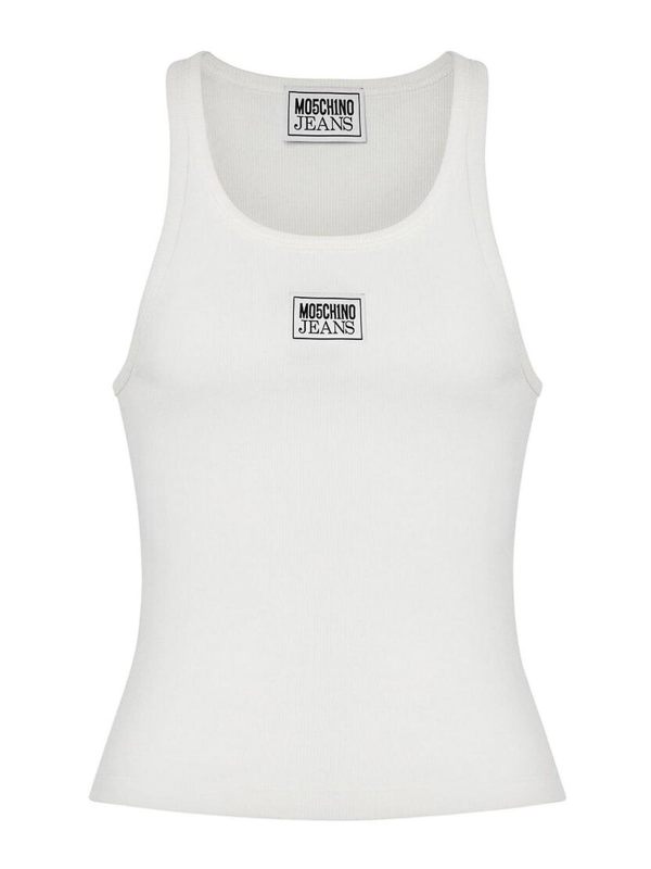 Moschino Jeans Top - Blanc