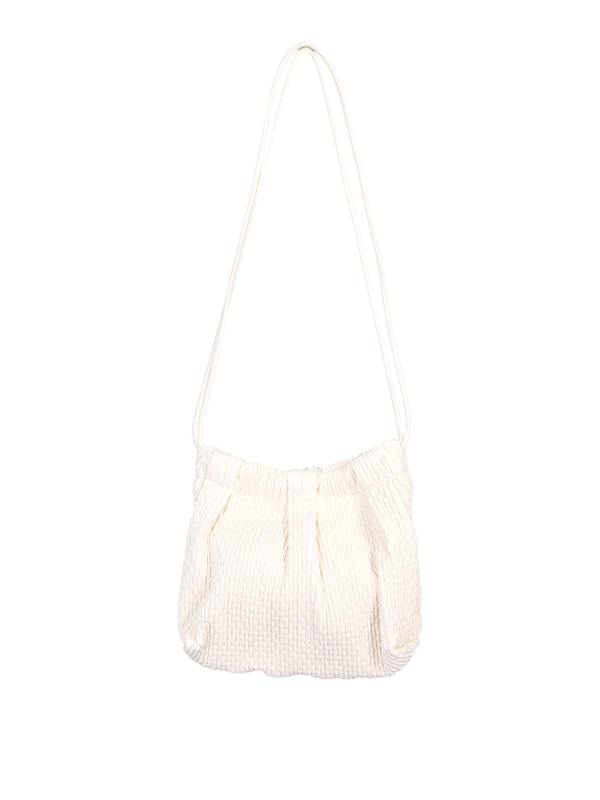 Themoirè Sac Porté Épaule - Blanc