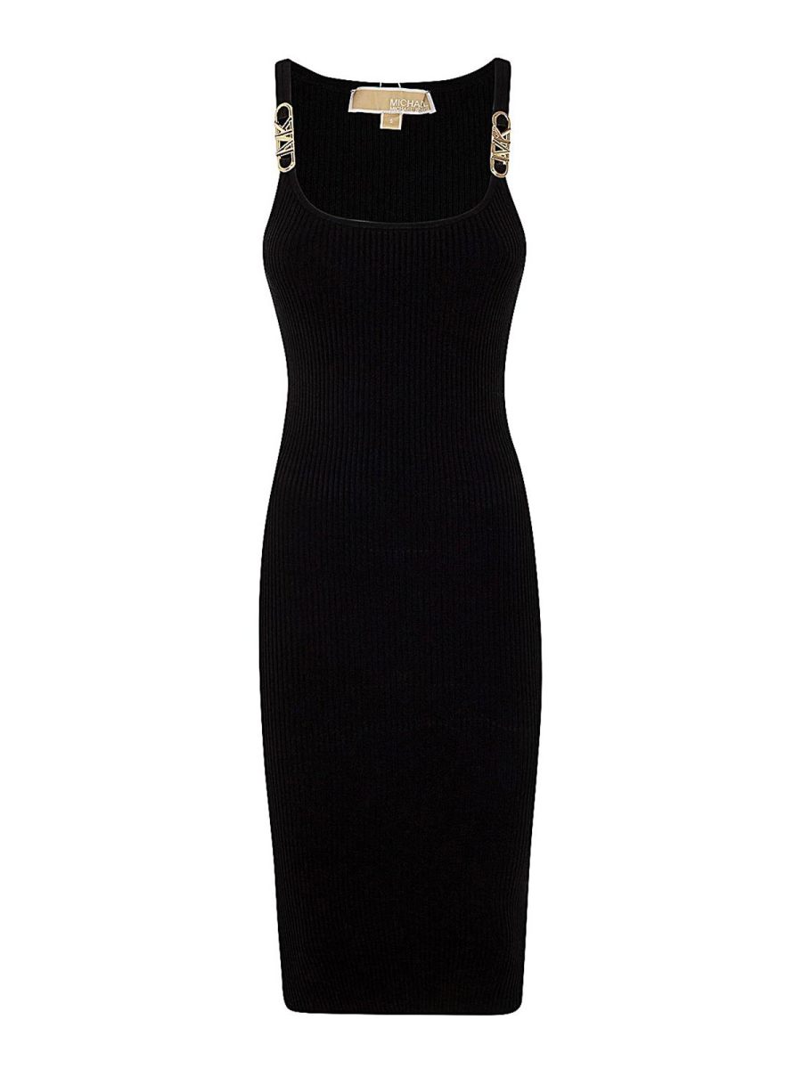 Michael Kors Robe Au Genou - Noir