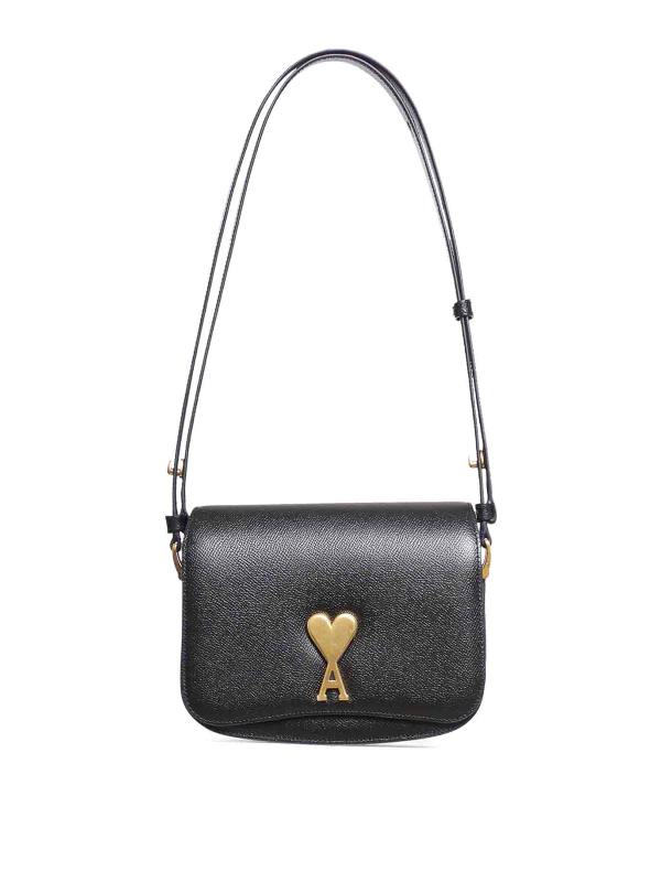 Ami Paris Sac Porté Épaule - Noir