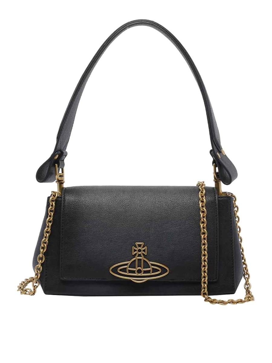 Vivienne Westwood Sac Porté Épaule - Noir