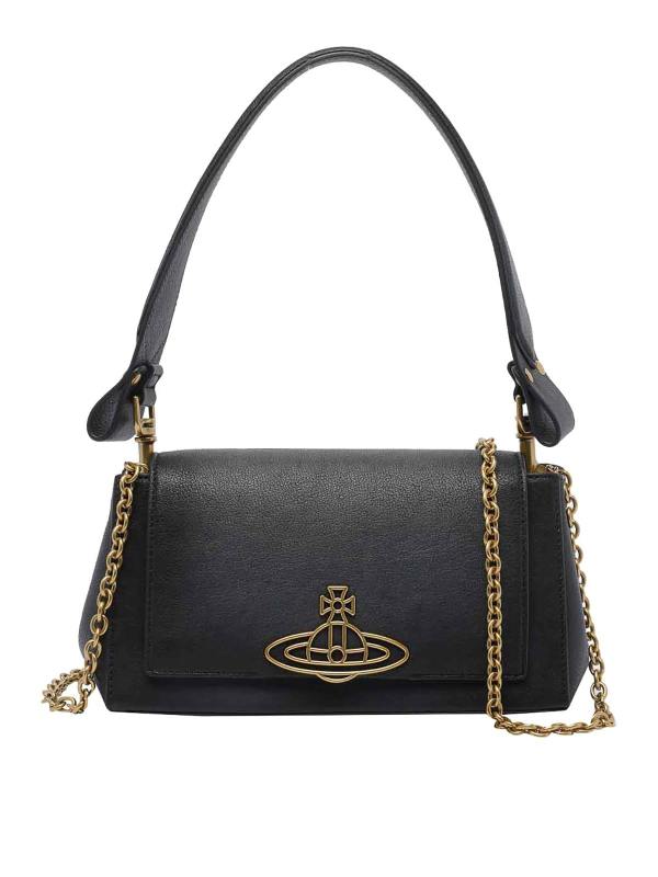 Vivienne Westwood Sac Porté Épaule - Noir