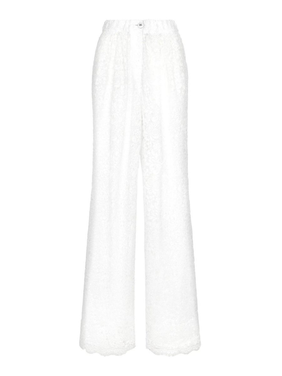 Dolce & Gabbana Pantalons Décontractés - Blanc