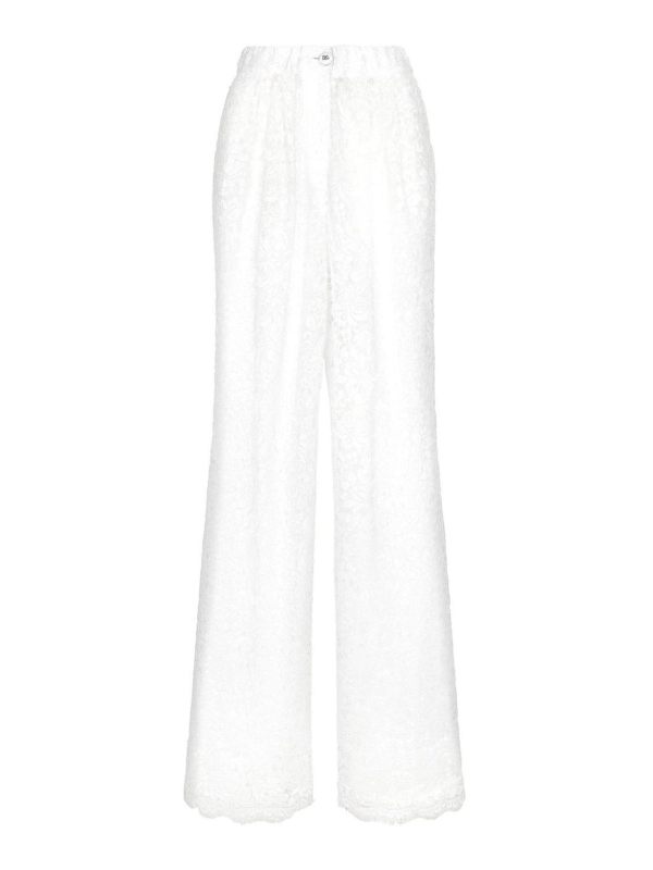 Dolce & Gabbana Pantalons Décontractés - Blanc