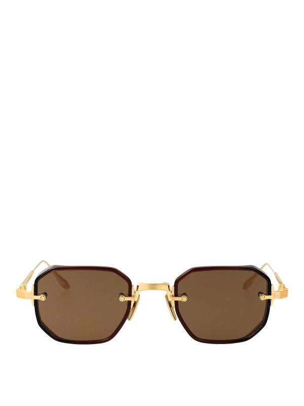 Akoni Lunettes De Soleil - Marron
