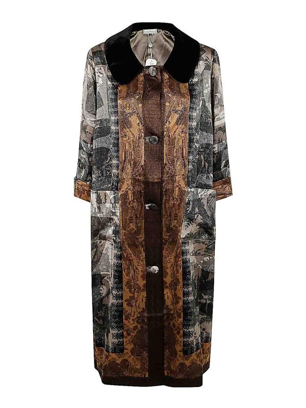 Pierre-Louis Mascia Manteau Court - Multicolore