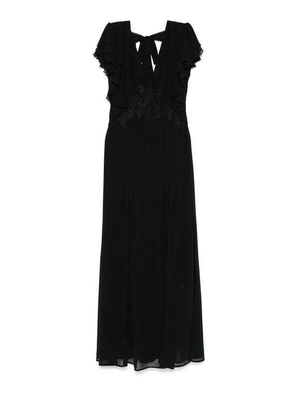Ermanno Firenze Robe Au Genou - Noir