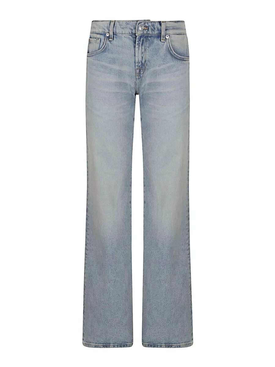 7 For All Mankind Jean Évasé - Bleu