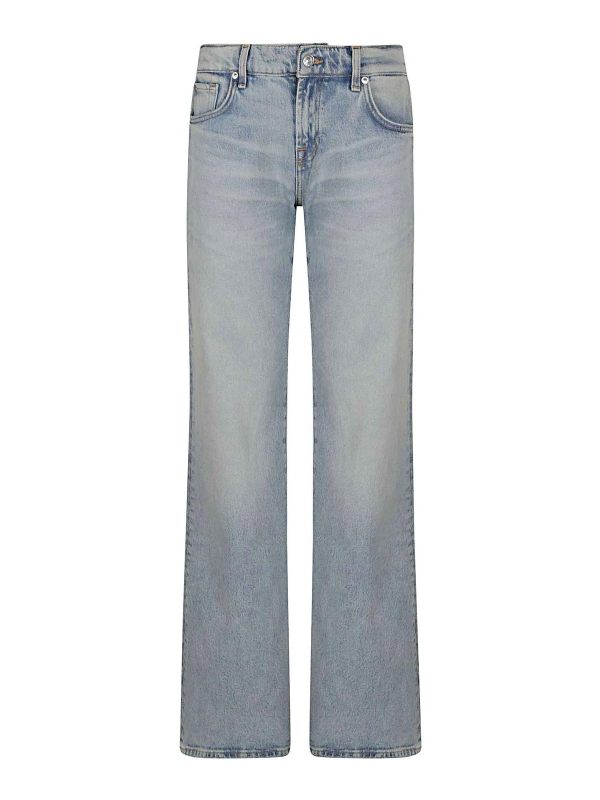 7 For All Mankind Jean Évasé - Bleu