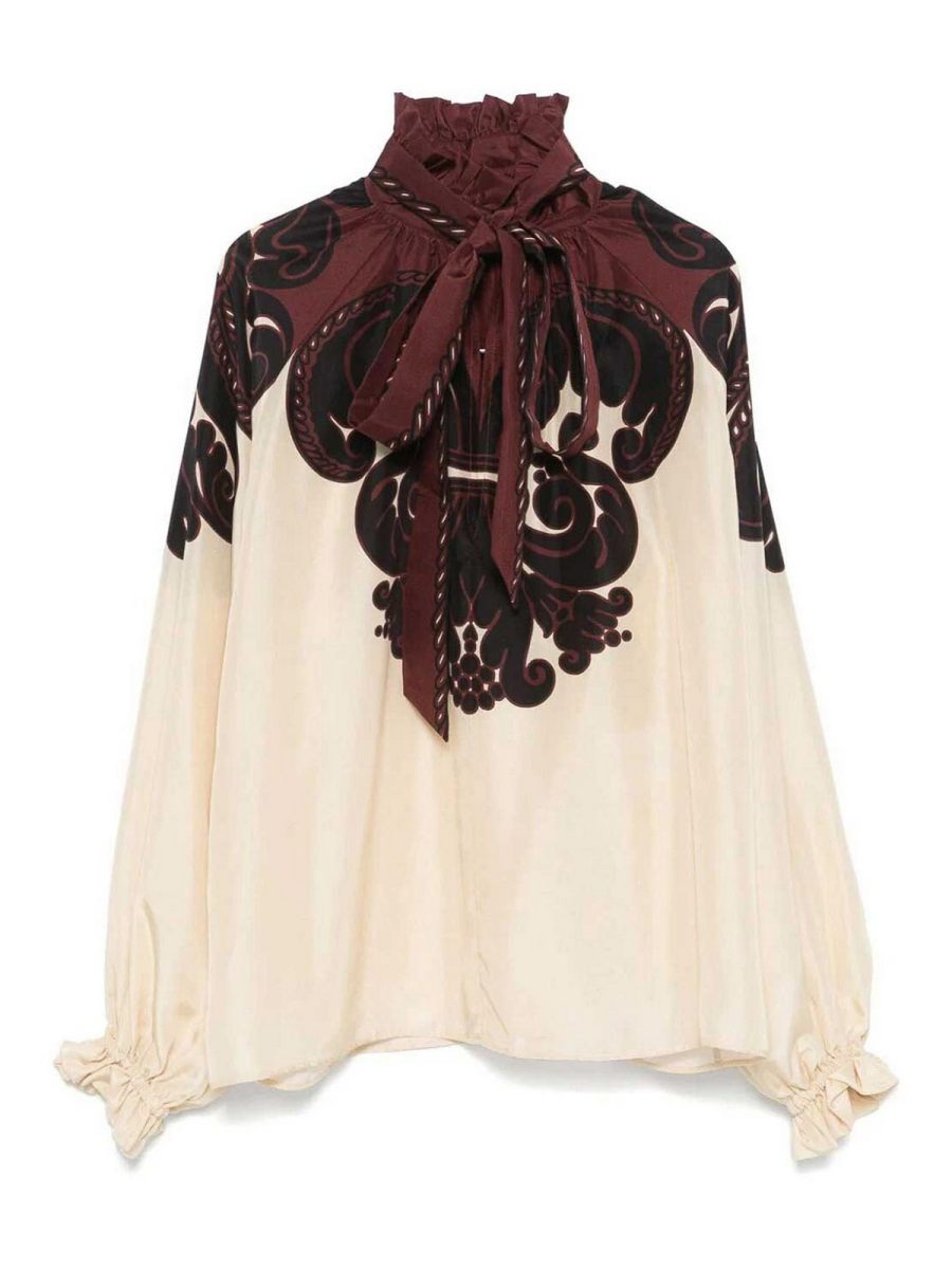 La DoubleJ Blouse - Rouge Brun