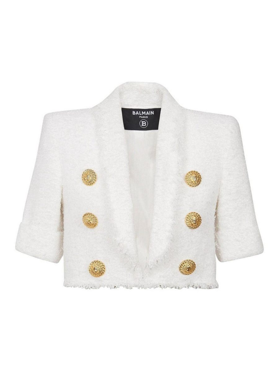 Balmain Veste Casual - Blanc