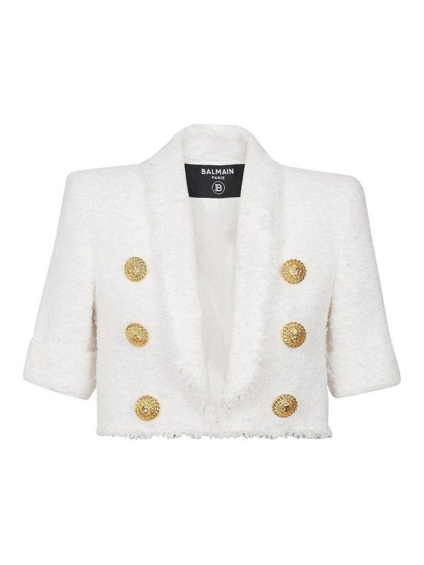 Balmain Veste Casual - Blanc