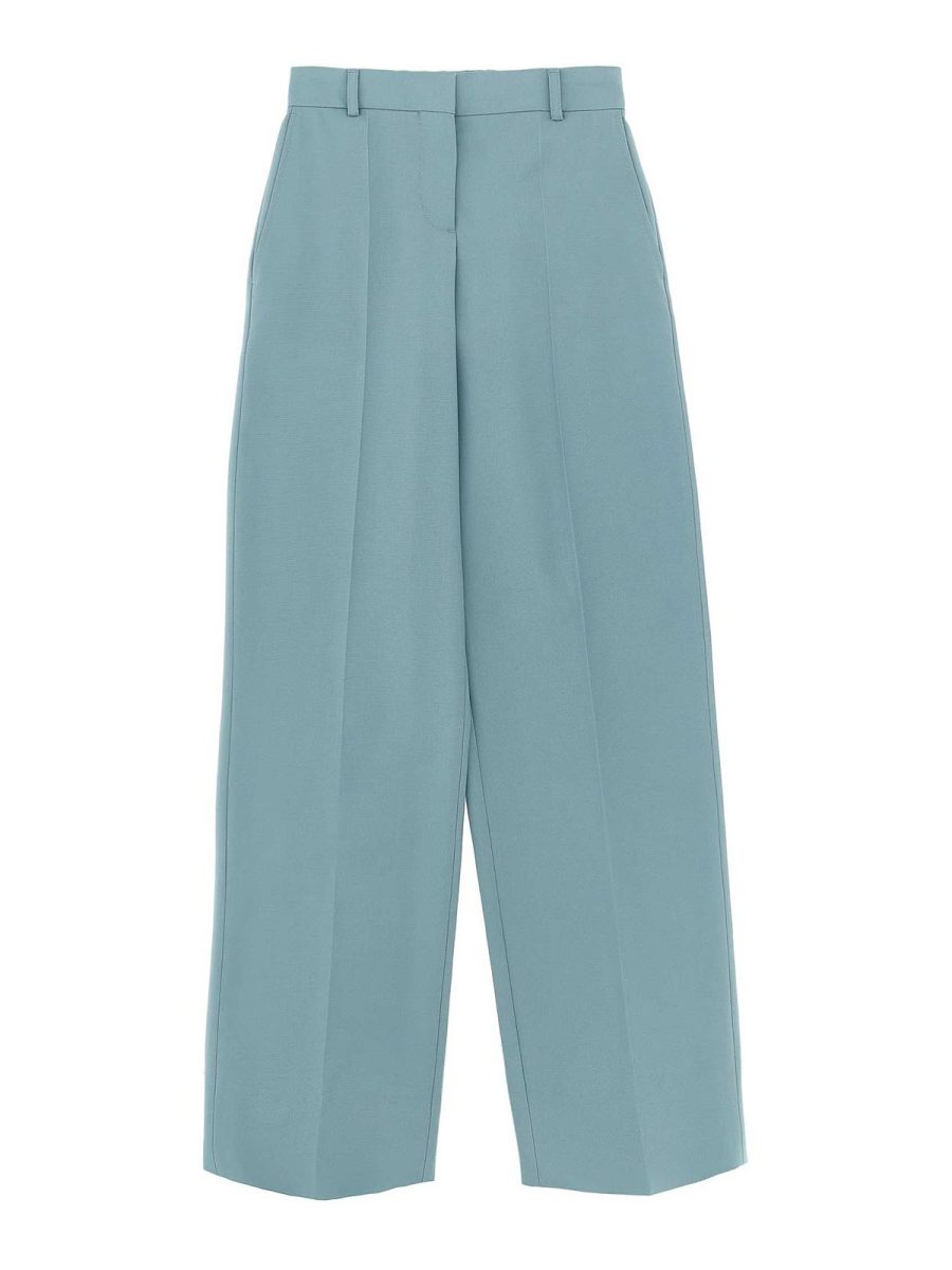 Stella Mccartney Pantalons Décontractés - Bleu Clair