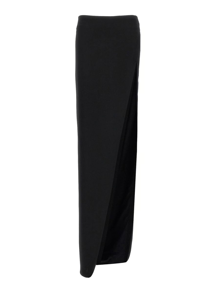 Ann Demeulemeester Jupe Midi - Noir