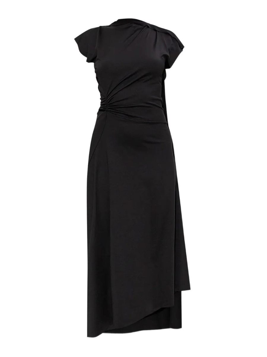 Victoria Beckham Robe Au Genou - Noir