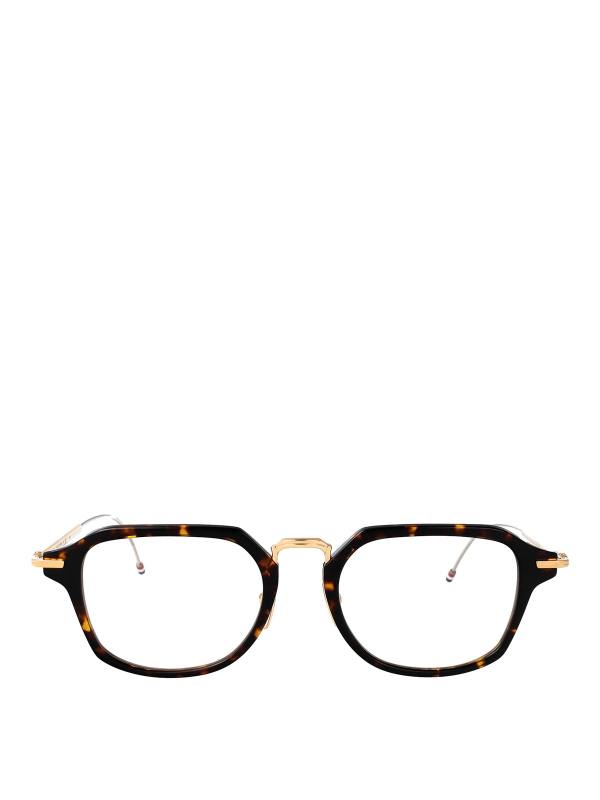 Thom Browne Lunettes De Soleil - Marron