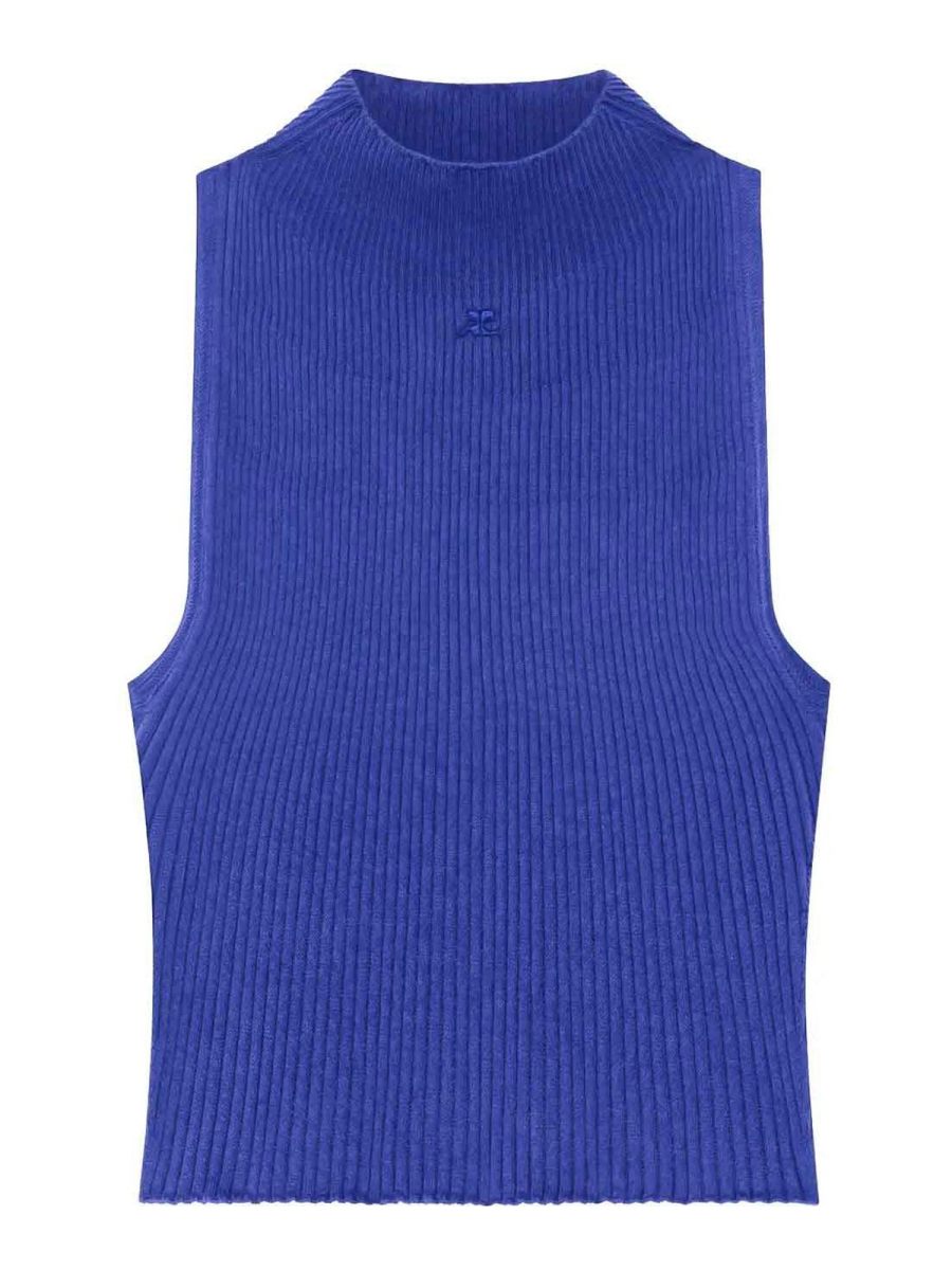 Courreges Top - Bleu Clair