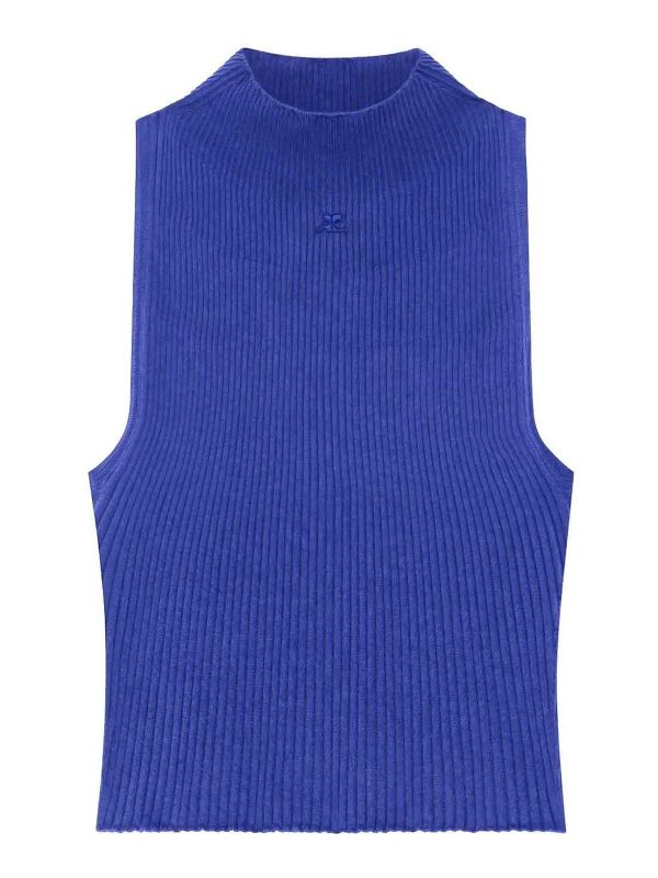 Courreges Top - Bleu Clair