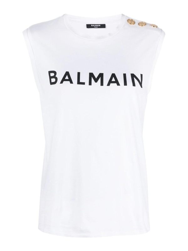 Balmain Top - Blanc