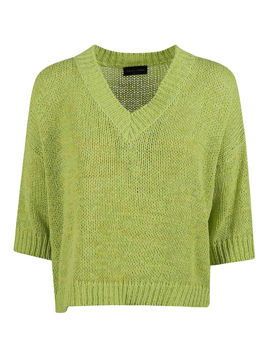 Roberto Collina Pull Col Bateau - Jaune