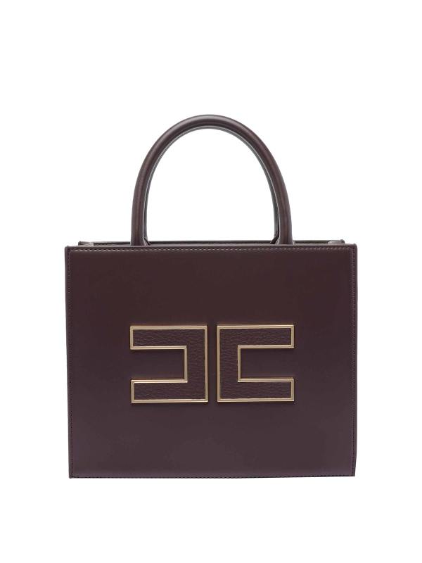 Elisabetta Franchi Sac Cabas - Violet
