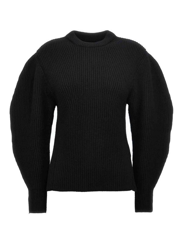 Jil Sander Pull Col Rond - Noir