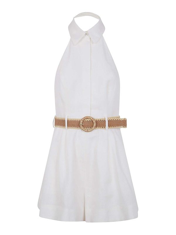 Zimmermann Robe Au Genou - Blanc