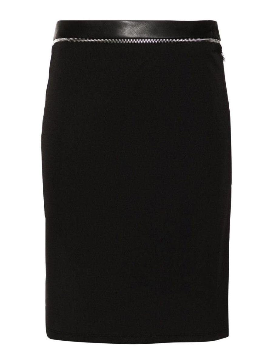 Patrizia Pepe Jupe Midi - Noir