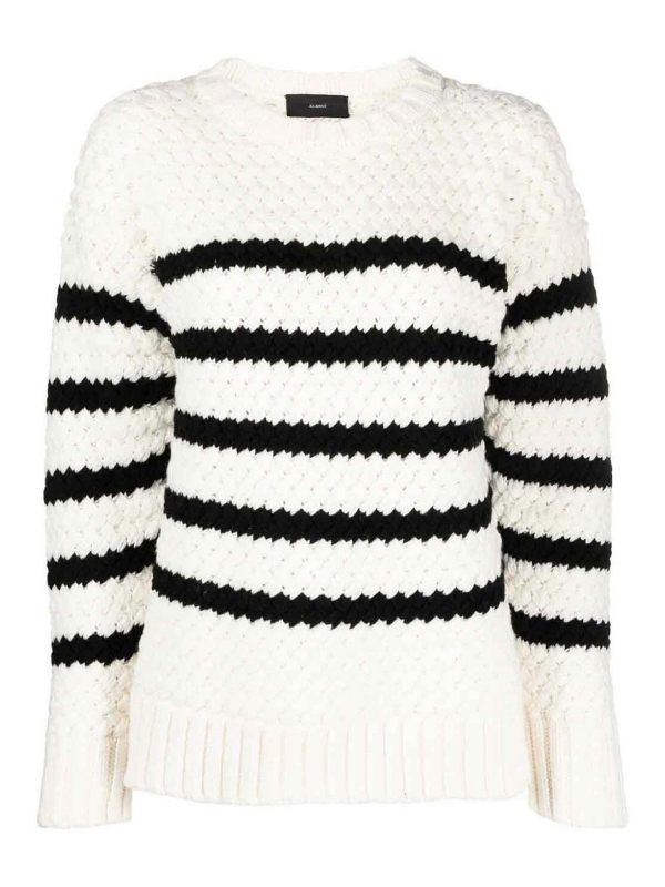 Alanui Pull Col Rond - Blanc