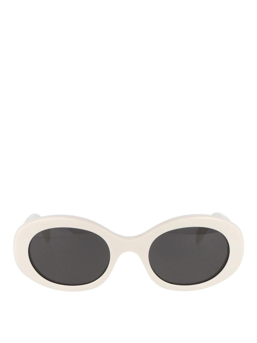 Céline Lunettes De Soleil - Blanc