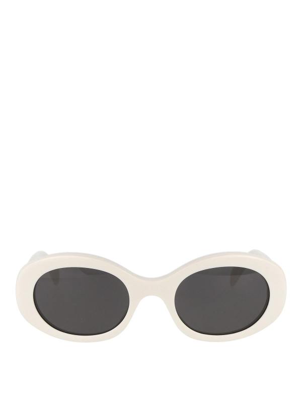 Céline Lunettes De Soleil - Blanc
