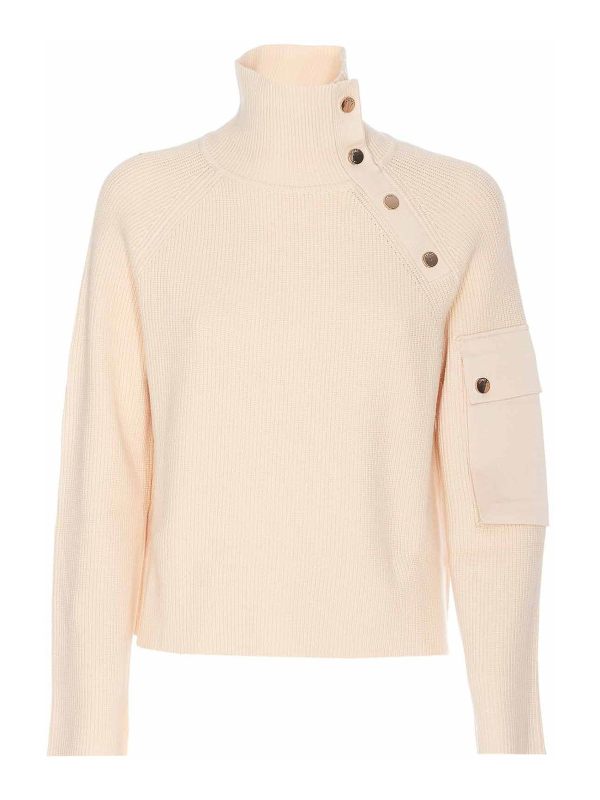 Liu Jo Pull Col Rond - Beige