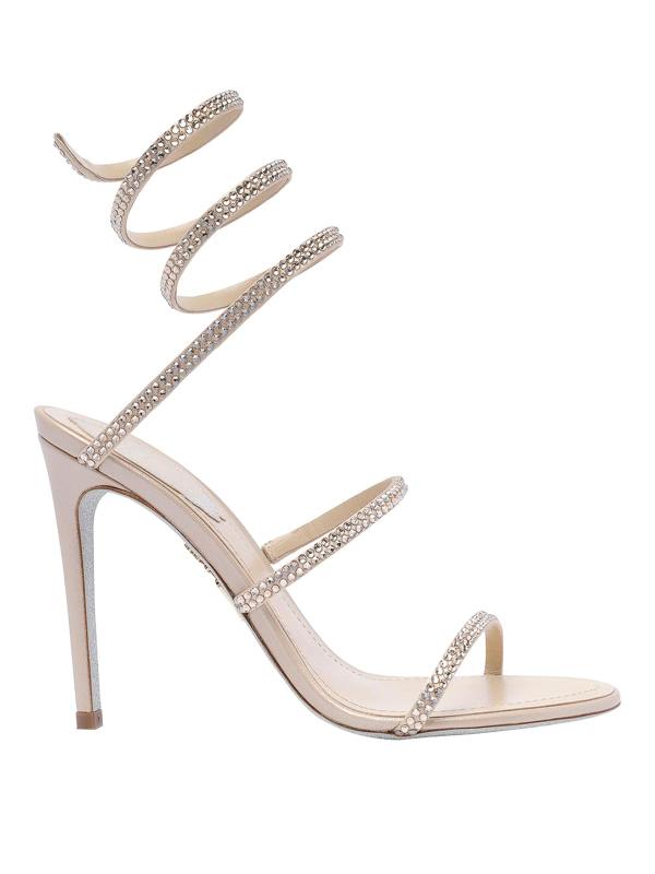 Rene Caovilla Chaussures À Talon - Beige