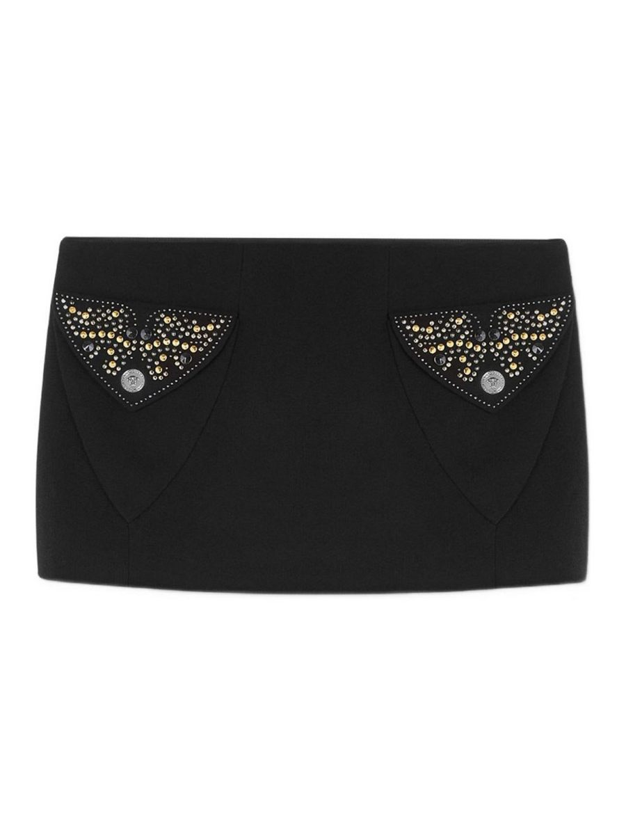 Versace Mini Jupe - Noir