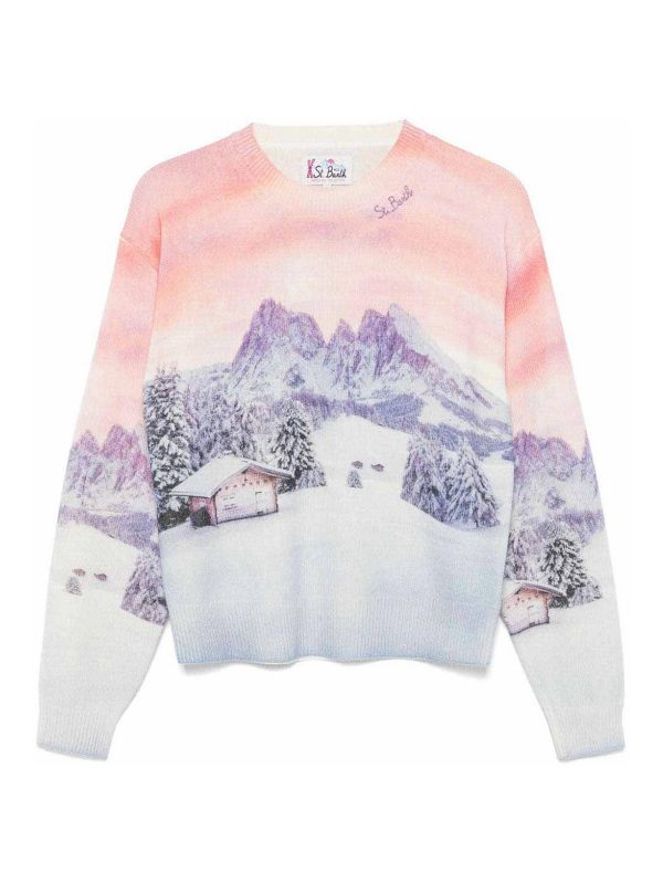 Mc2 Saint Barth Pull Col Rond - Multicolore