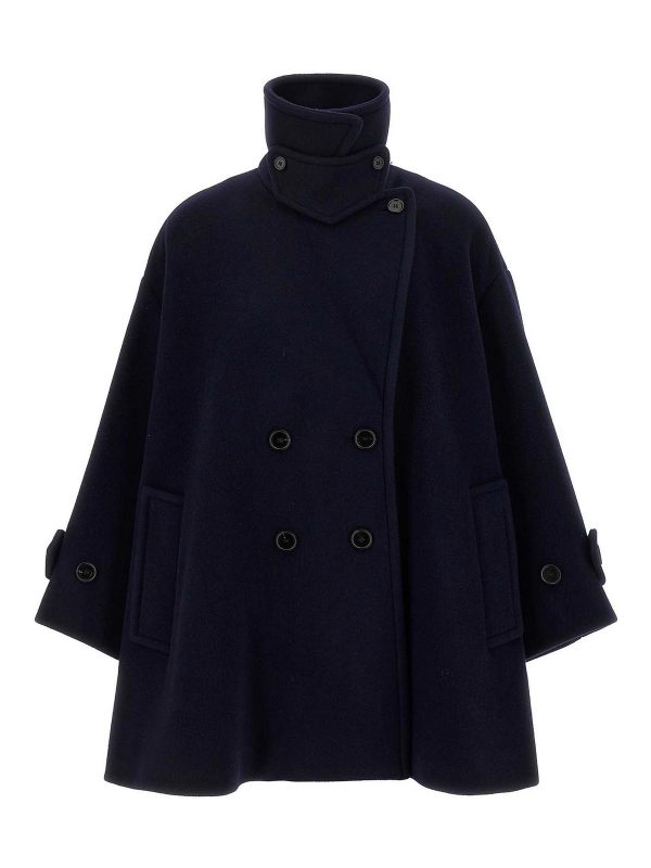 Chloe' Manteau Court - Bleu