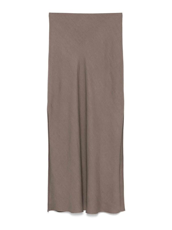 Brunello Cucinelli Jupe Midi - Taupe