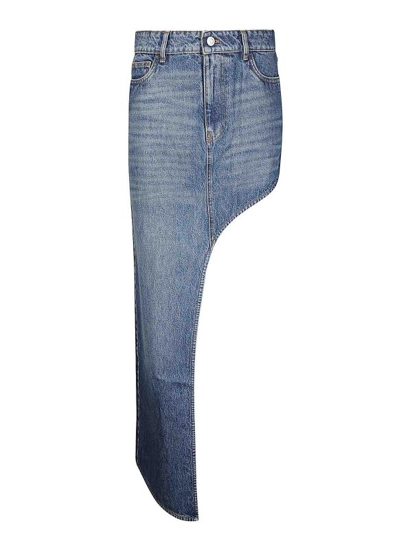 Coperni Jupe Midi - Bleu